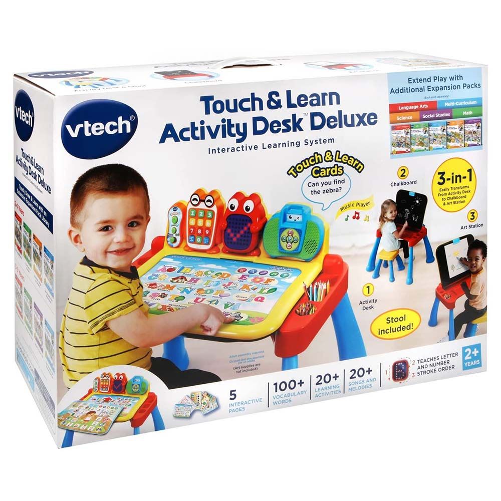 Vtech - Touch & Learn 3-in-1 Activity Desk Deluxe