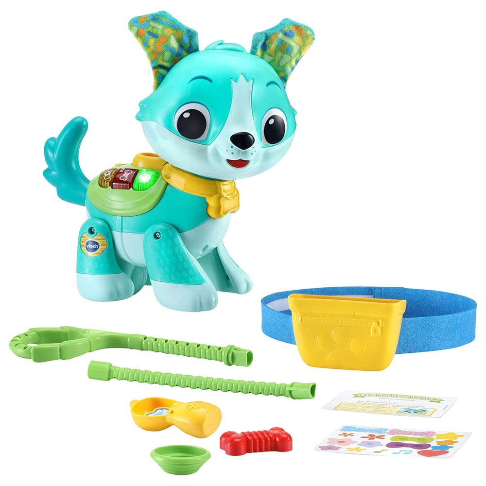 Vtech - Let's Go Rescue Pup Pet Dog - أخضر