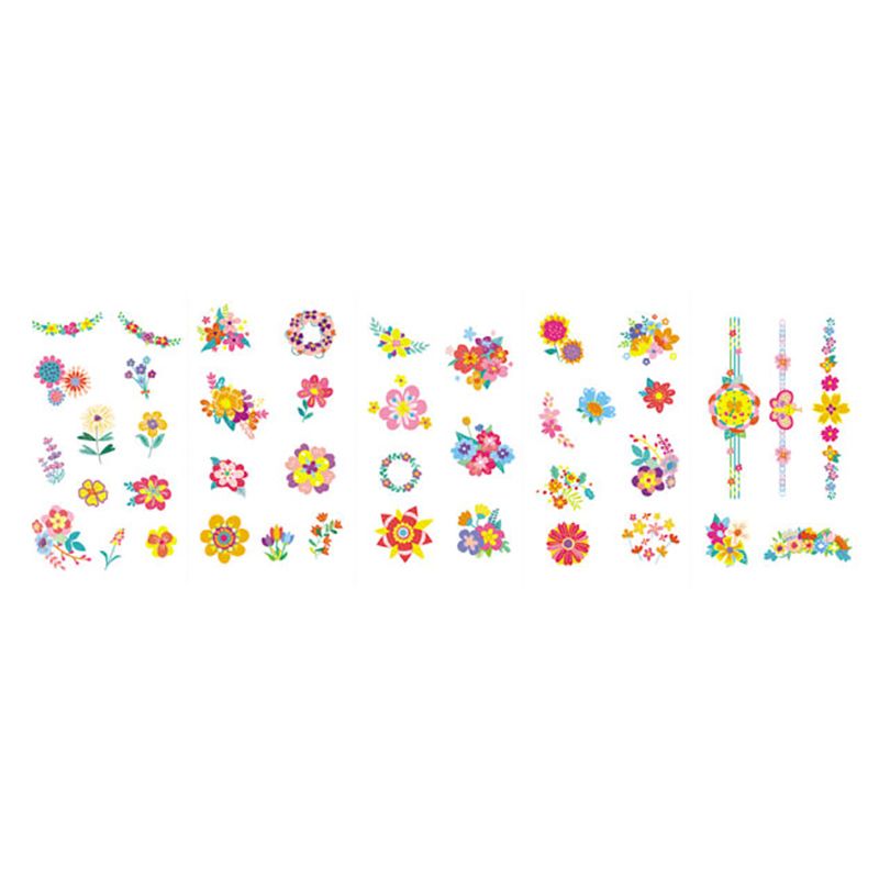 Avenir - Nail Stickers & Tattoos Kit - Flower