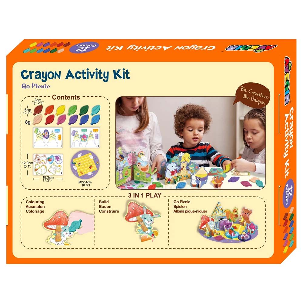 Avenir - Crayon Activity Kit - Go Picnic