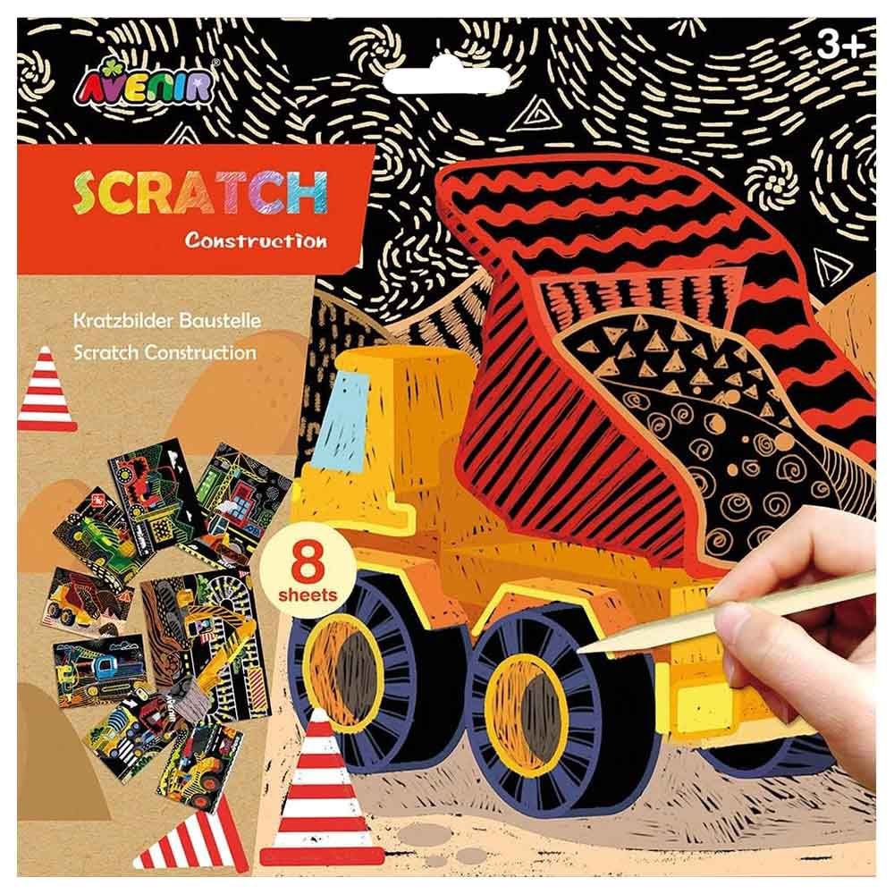 Avenir - Scratch Art Kit - Construction