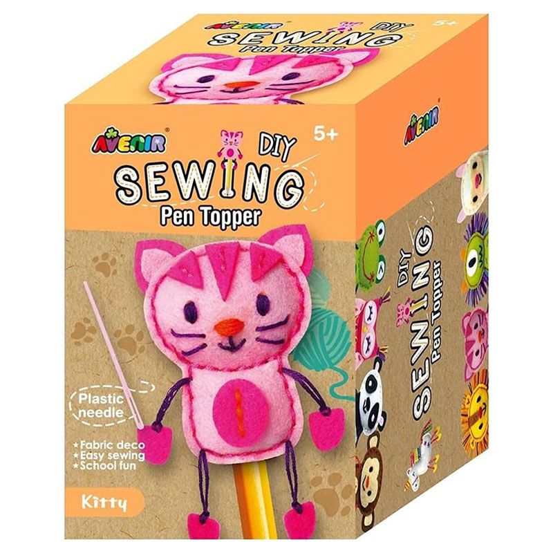 Avenir - Diy Pen Topper Sewing Kit - Kitty