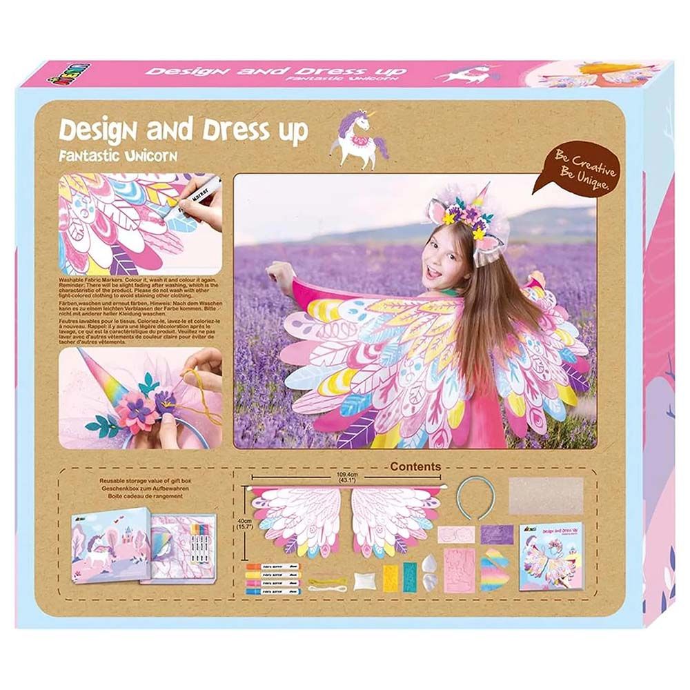 Avenir - Unicorn Design & Dress Up Fun Set - Fantastic Unicorn