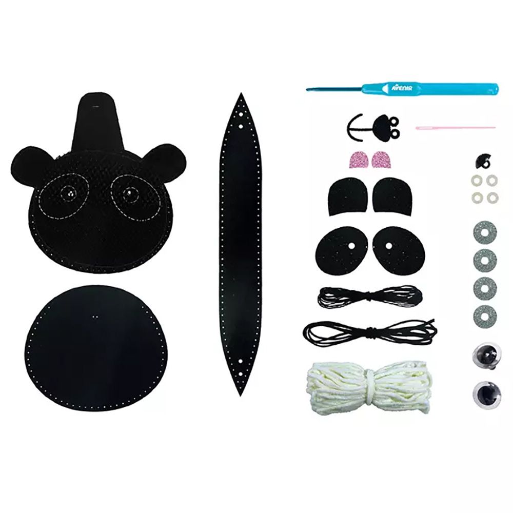 Avenir - Loopie Fun My First Plush Bag Kit - Panda