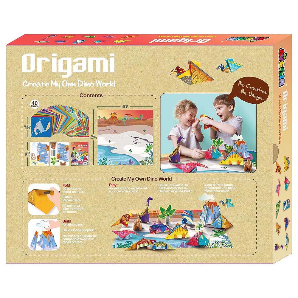 Avenir - Origami Create My Own Kit Level 2 - Dino World