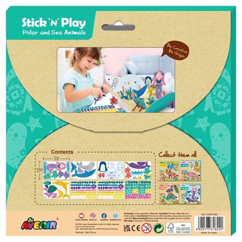 Avenir - Stick 'N Play Series Kit - Polar & Sea Animals