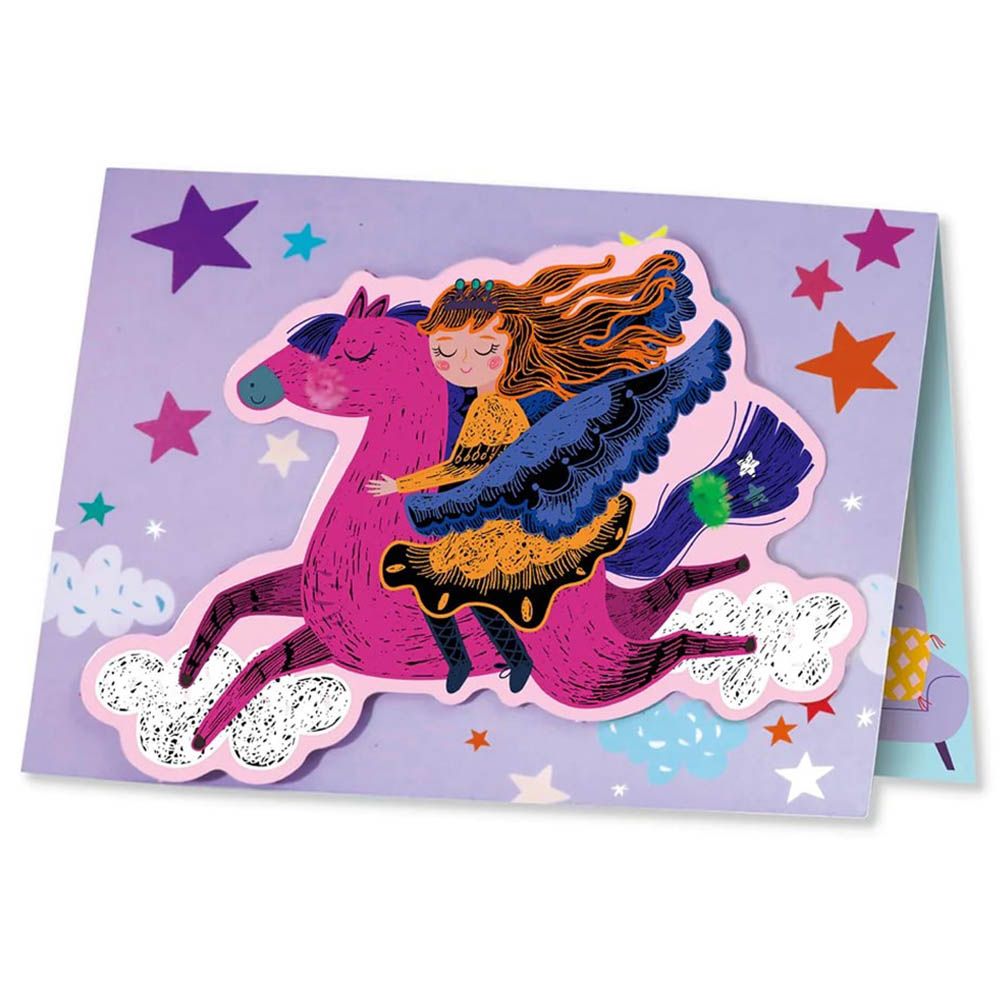 Avenir - Scratch Greeting Cards Set - Princesses