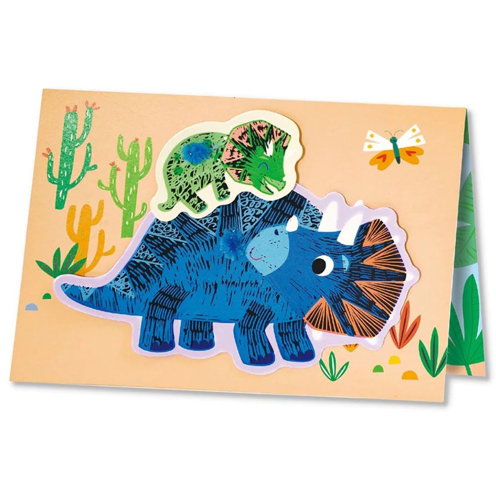 Avenir - Scratch Greeting Cards Set - Dinos