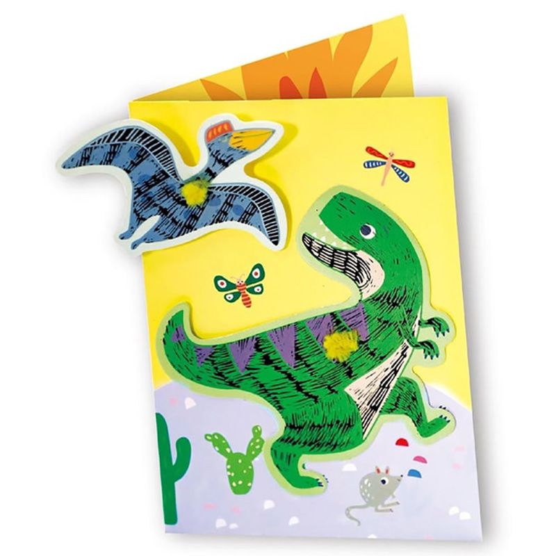 Avenir - Scratch Greeting Cards Set - Dinos