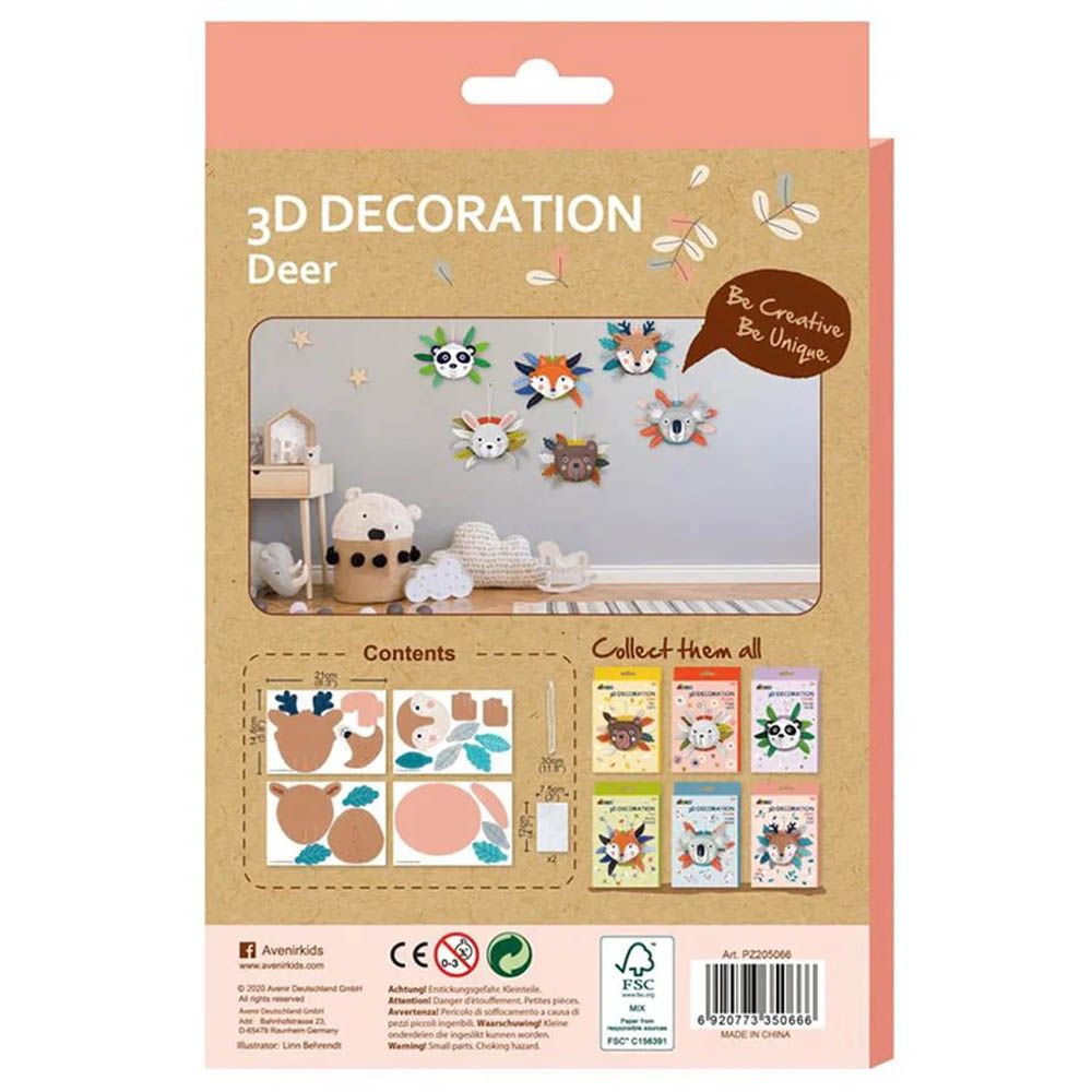 Avenir - 3D Decoration Kit - Deer