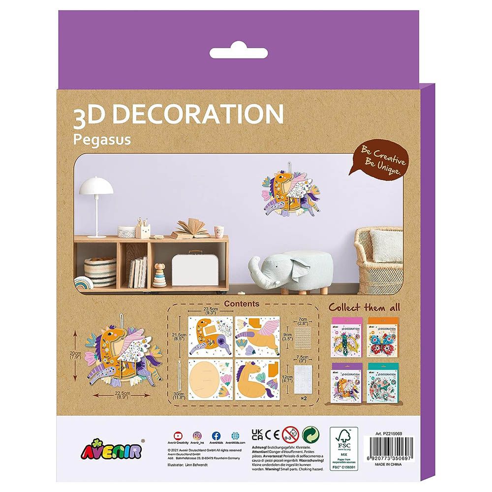 Avenir - 3D Decoration Kit - Pegasus