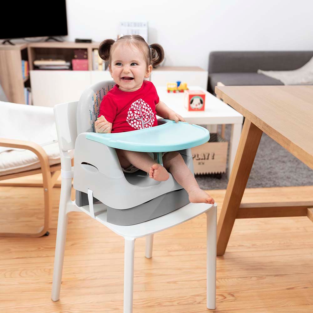 Badabulle - Trendy Feeding Comfort Booster Seat - White