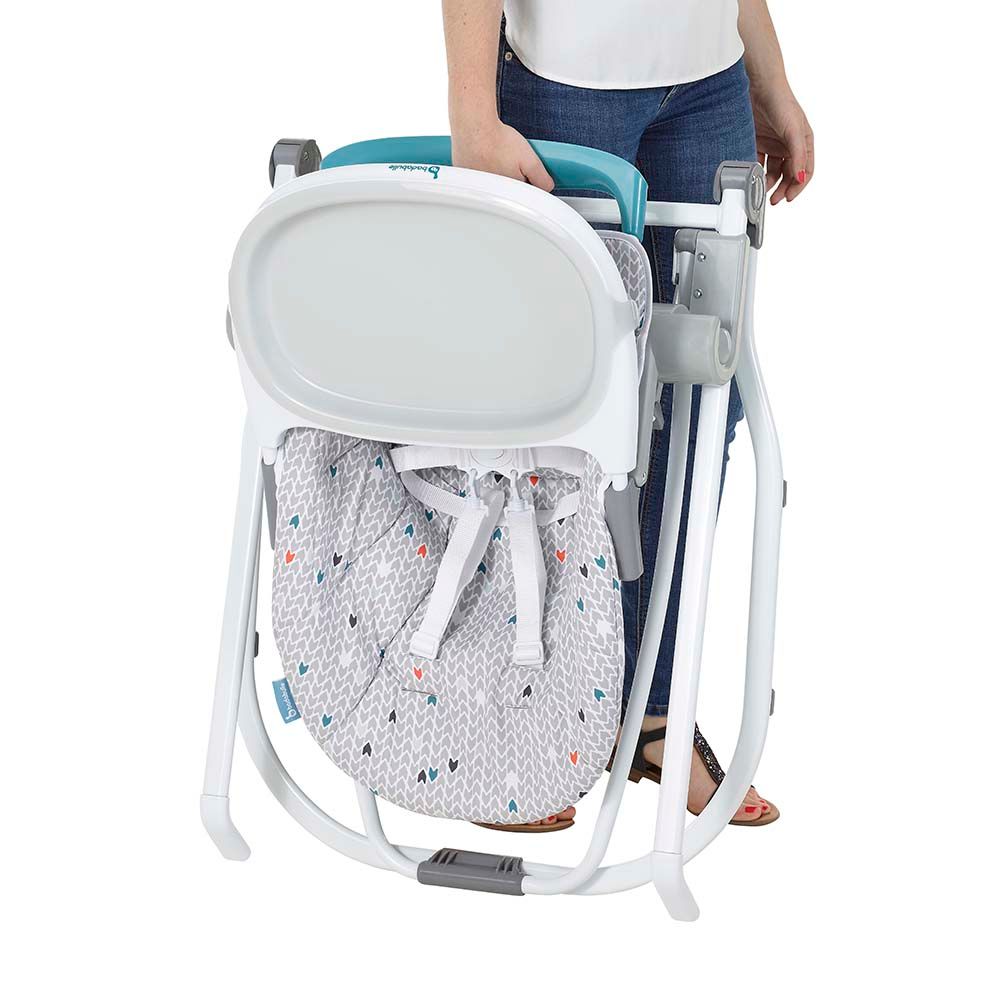 Badabulle - Flat Folding & Multi-Positioning High Chair