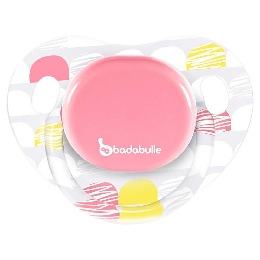 Badabulle - Physiological Soother,6-12M, 2pcs Drawing Lines