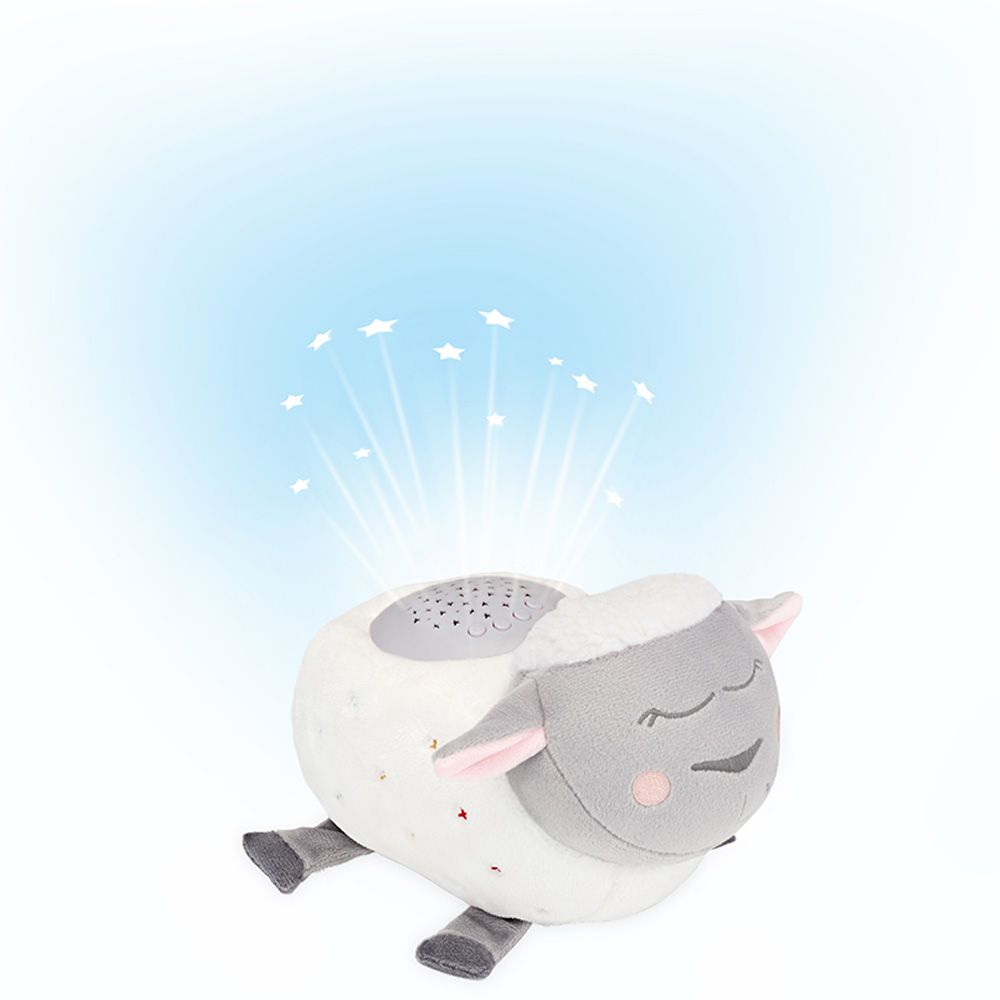 Badabulle - Sheep Plush Musical Projection Night Light