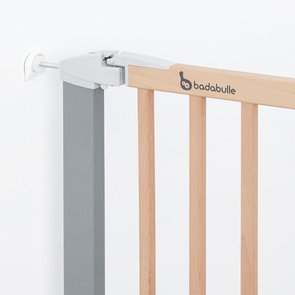 Badabulle - Safe & Lock Wood Metal Safety Gate