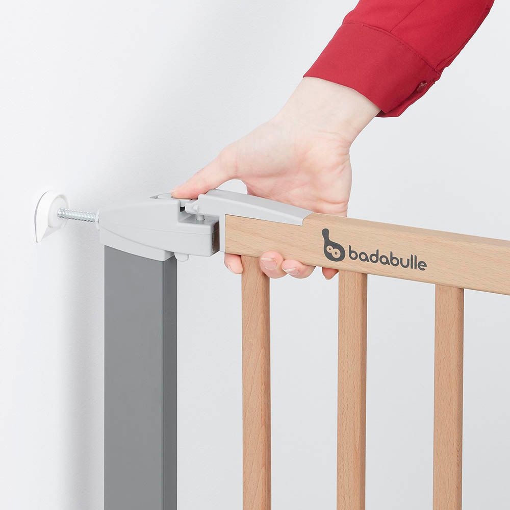 Badabulle - Safe & Lock Wood Metal Safety Gate