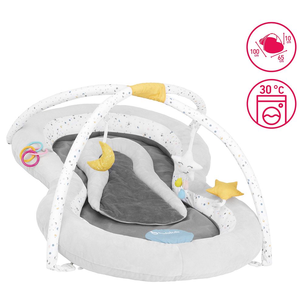 Badabulle - Baby Plush Playmat Activity Gym