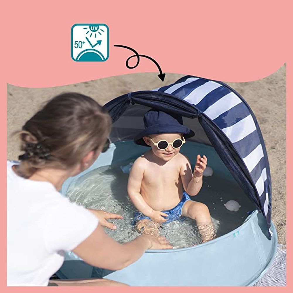 Babymoov - Aquani Anti UV Tent And Paddling Pool Mariniere