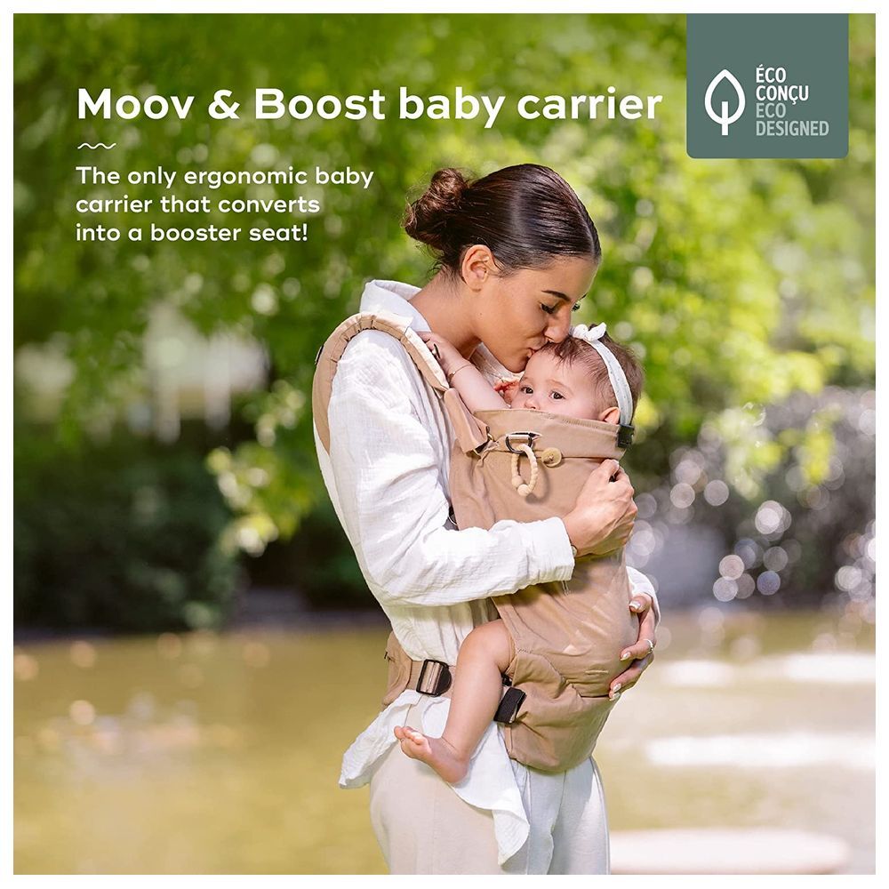 Babymoov - Moov & Boost Baby Carrier - Hazelnut 