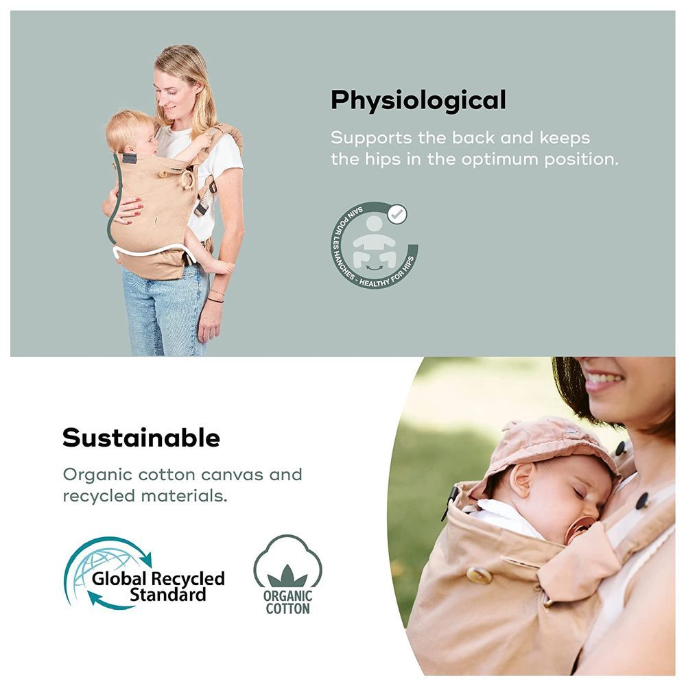 Babymoov - Moov & Boost Baby Carrier - Hazelnut 