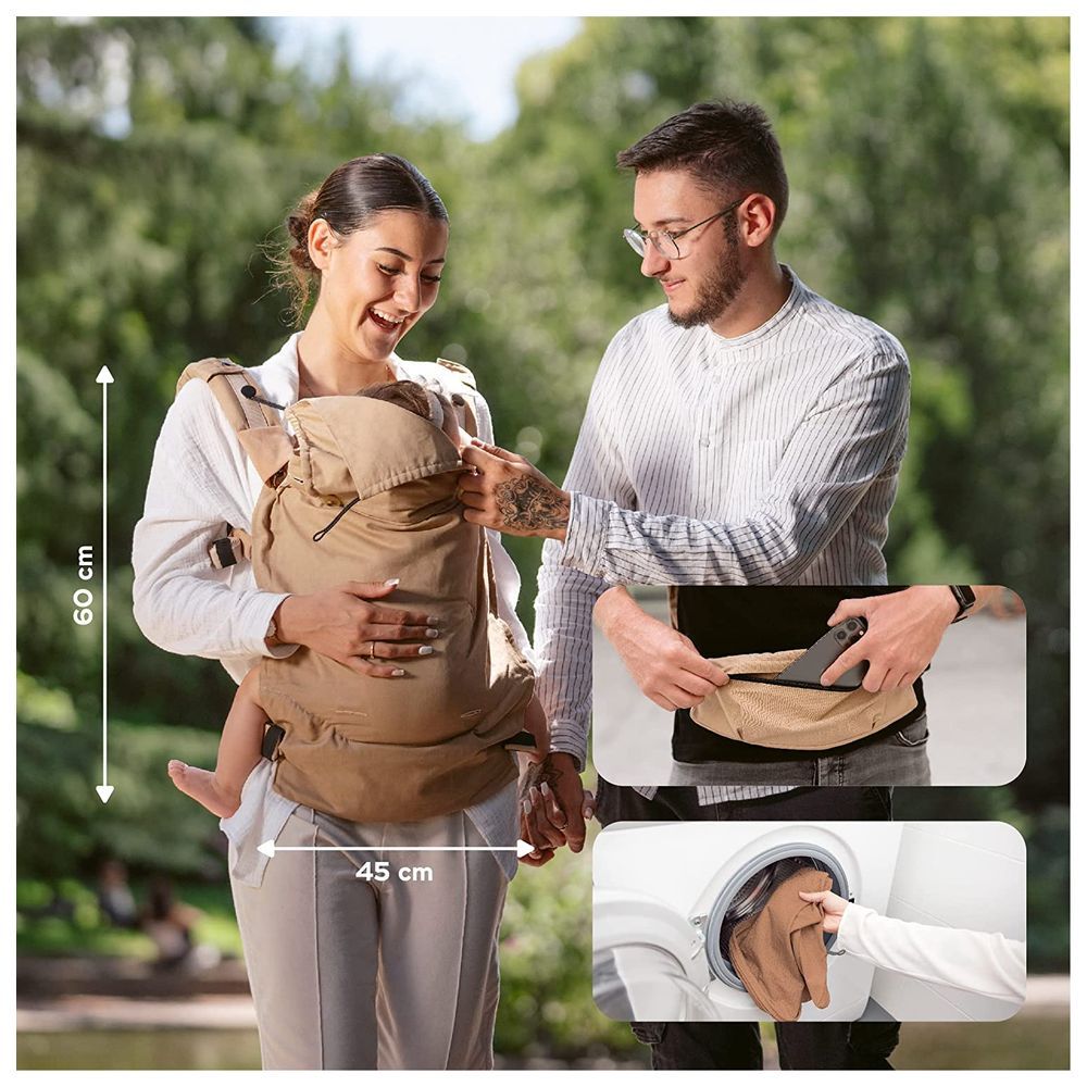 Babymoov - Moov & Boost Baby Carrier - Hazelnut 