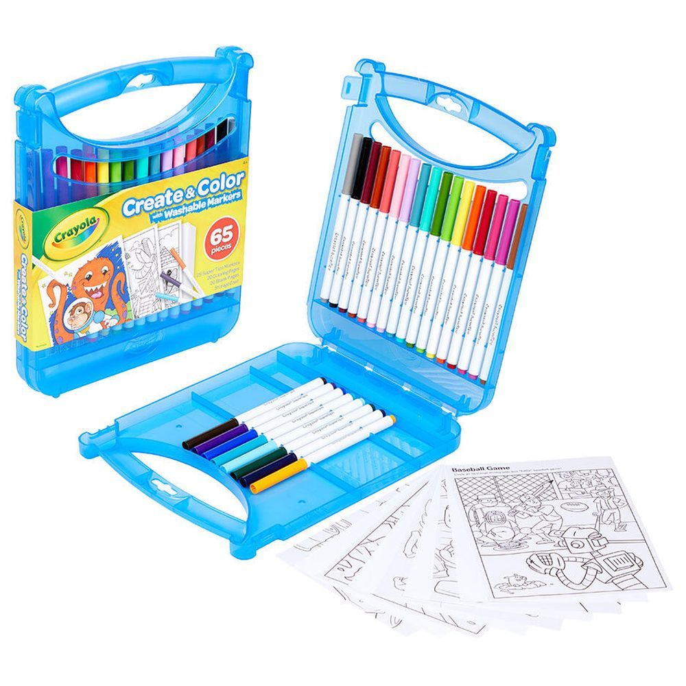 Crayola - Create & Color Super Tips Kit