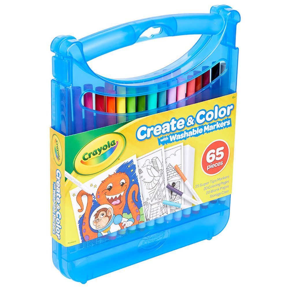 Crayola - Create & Color Super Tips Kit