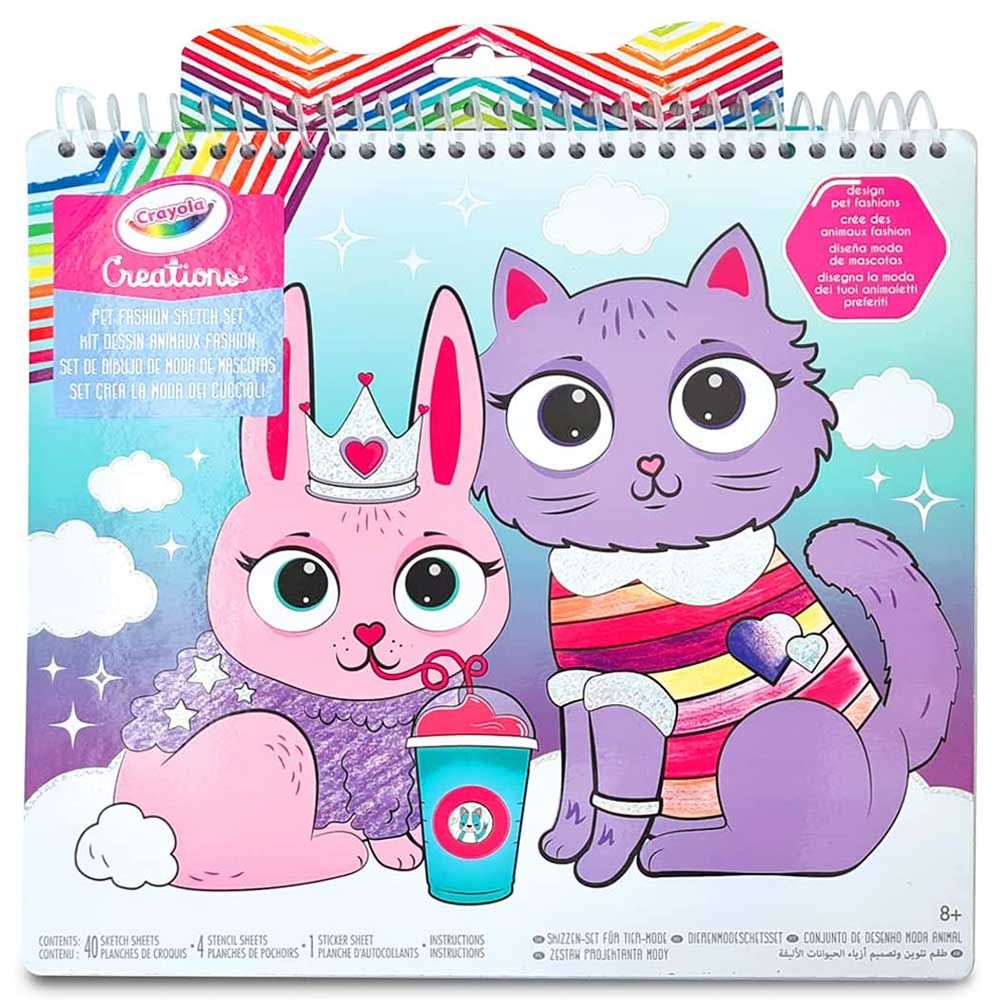 Crayola - Creations Pets Fashion Sketch Set