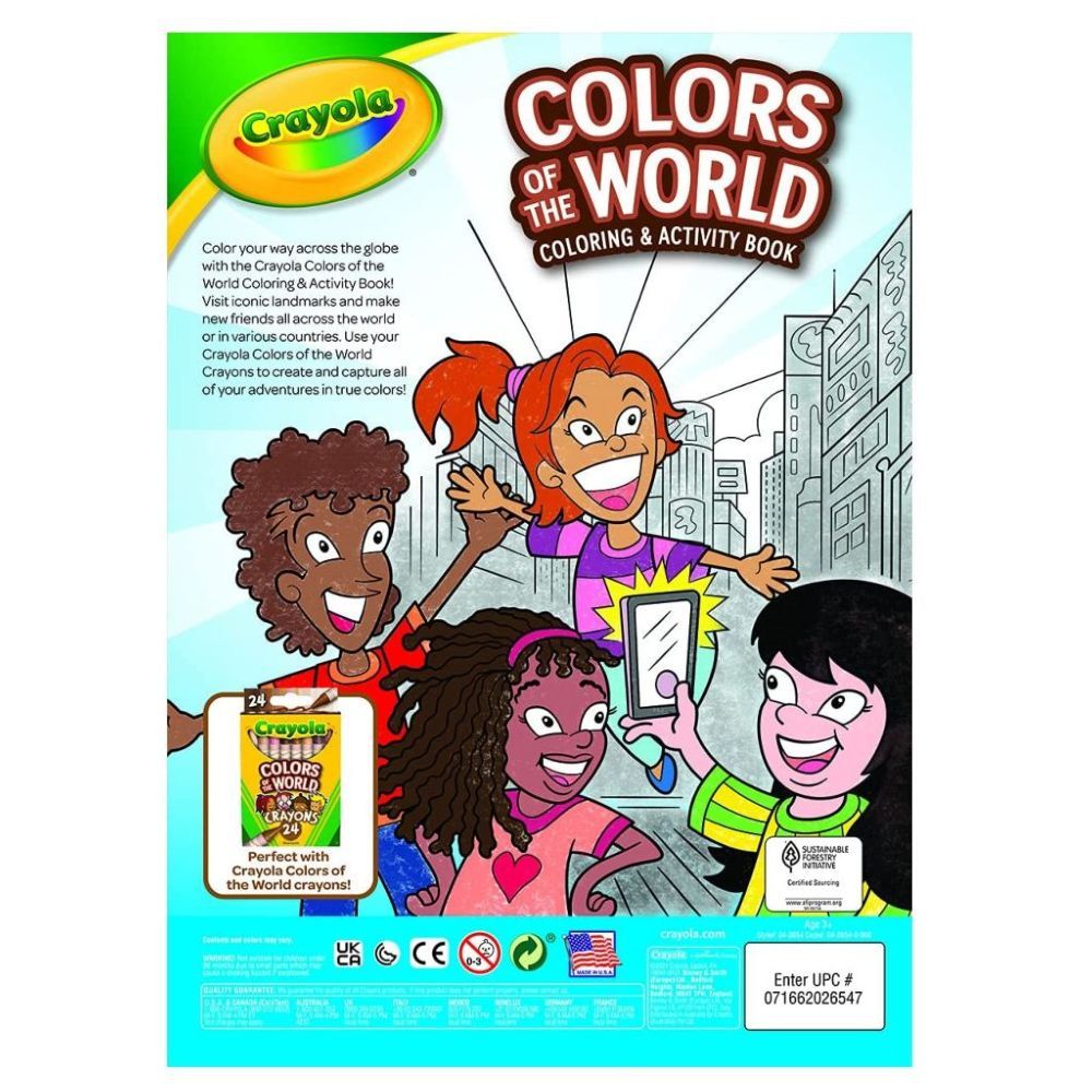 Crayola - Colors of the World Coloring Book