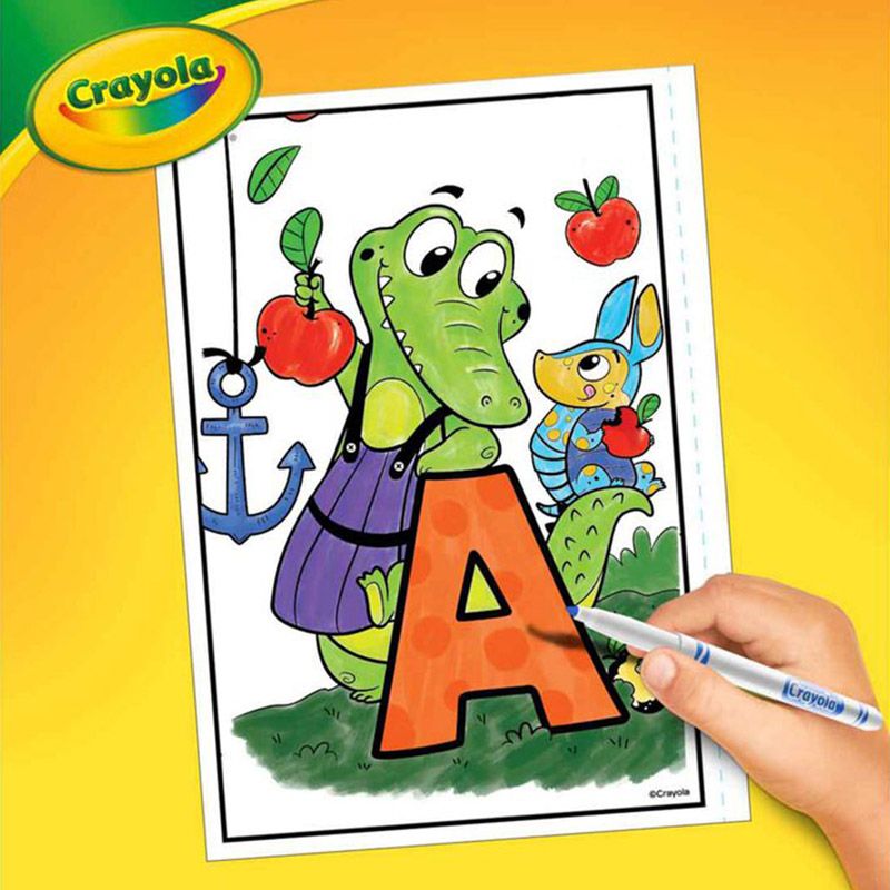 Crayola - 96-Page Colouring Book - AlphaPets