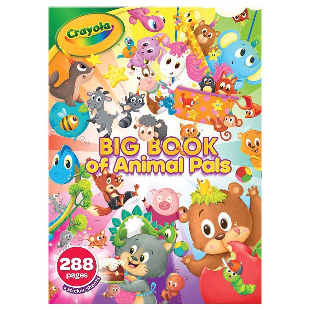 Crayola - 288-Page Colouring Book - Big Book of Animal Pals