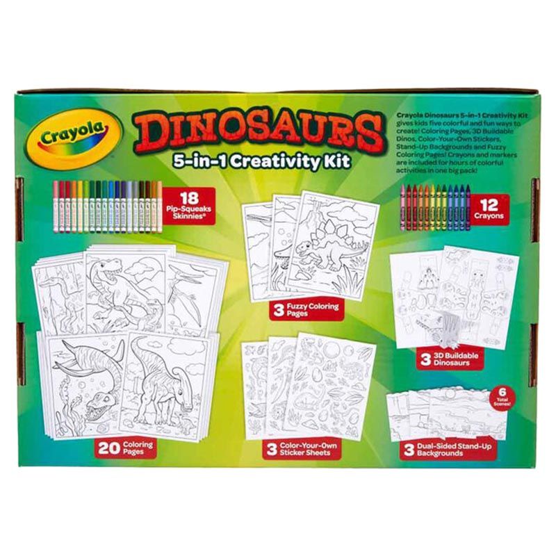 Crayola - 5-in-1 Creativity Kit - Dinosaurs