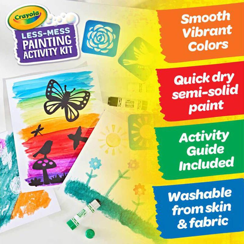 Crayola - Less Mess Painting Activity Kit