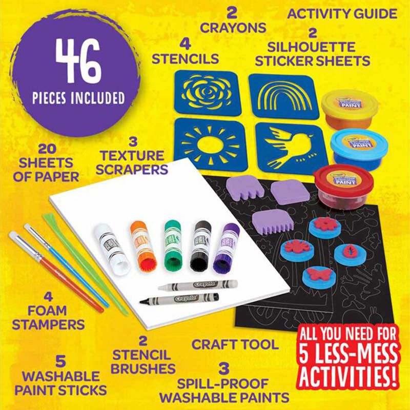 Crayola - Less Mess Painting Activity Kit