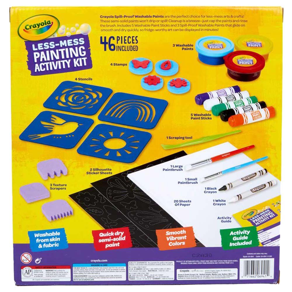 Crayola - Less Mess Painting Activity Kit