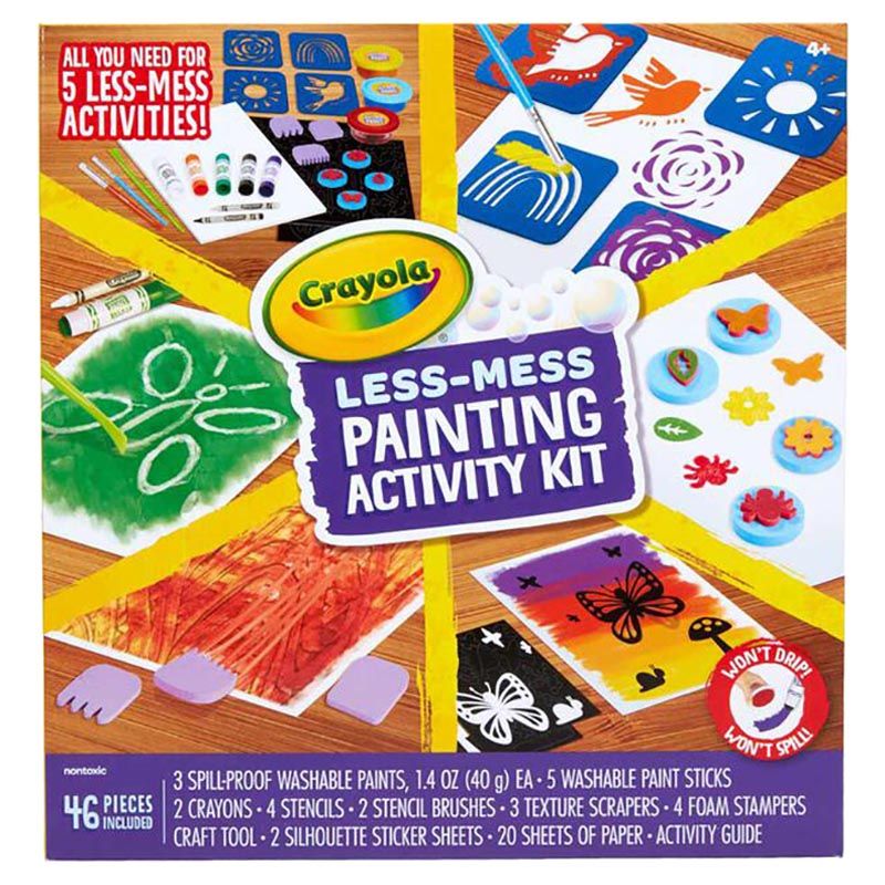 Crayola - Less Mess Painting Activity Kit