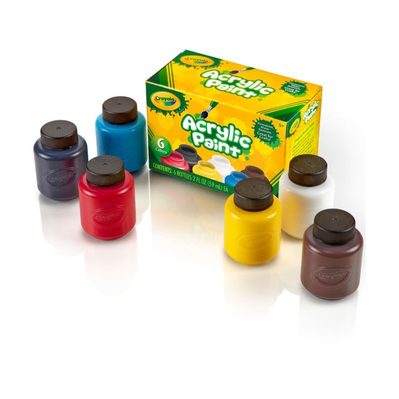 Crayola - 6 Acrylic 2 oz. Paint Set