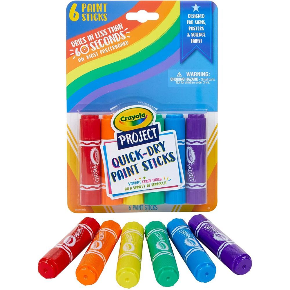 Crayola - Project Quick Dry Paint Sticks