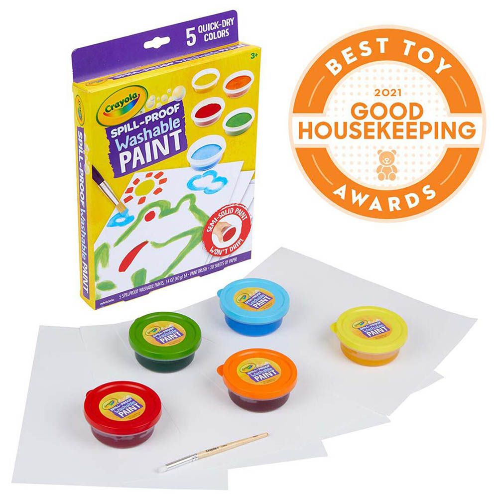 Crayola - Spill Proof Washable Paint