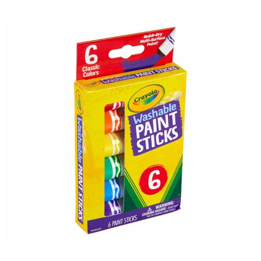 Crayola - Washable Paint Sticks Pack of 6