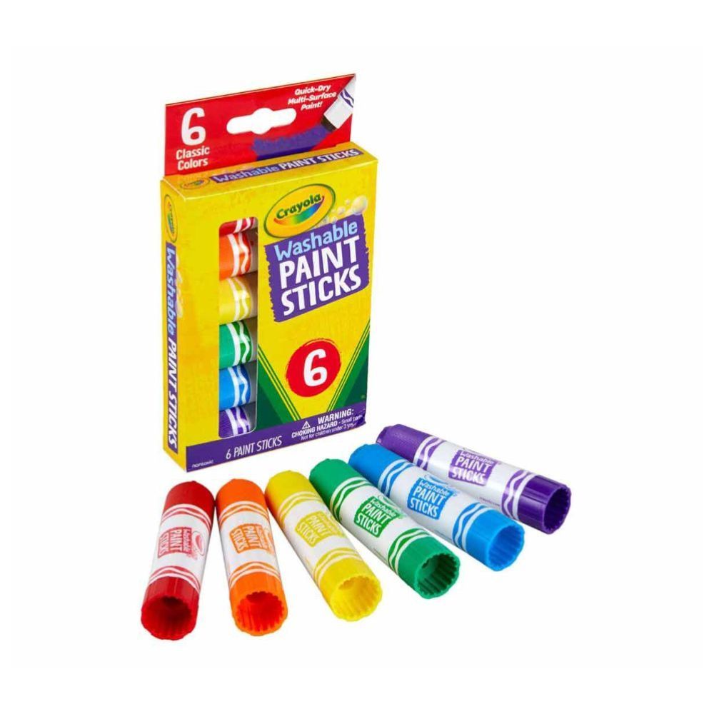 Crayola - Washable Paint Sticks Pack of 6