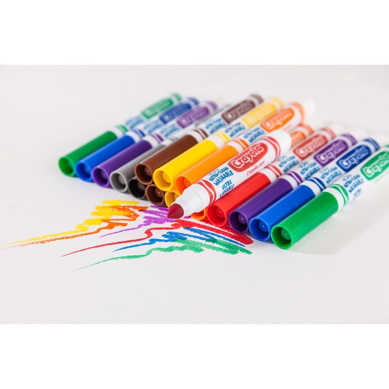 Crayola - 8 Ultra Clean Washable Classic Broad Line Markers