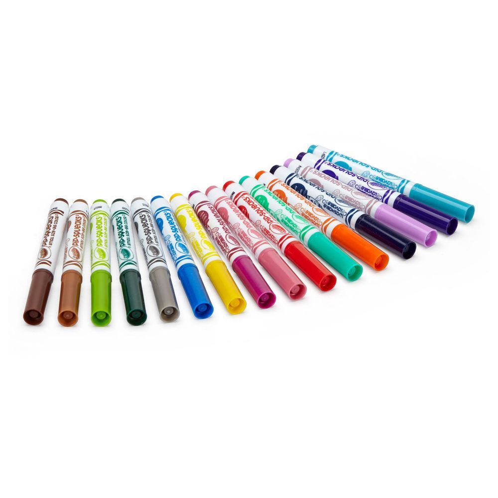 Crayola - Washable Pip-Squeaks Skinnies Markers 16pcs