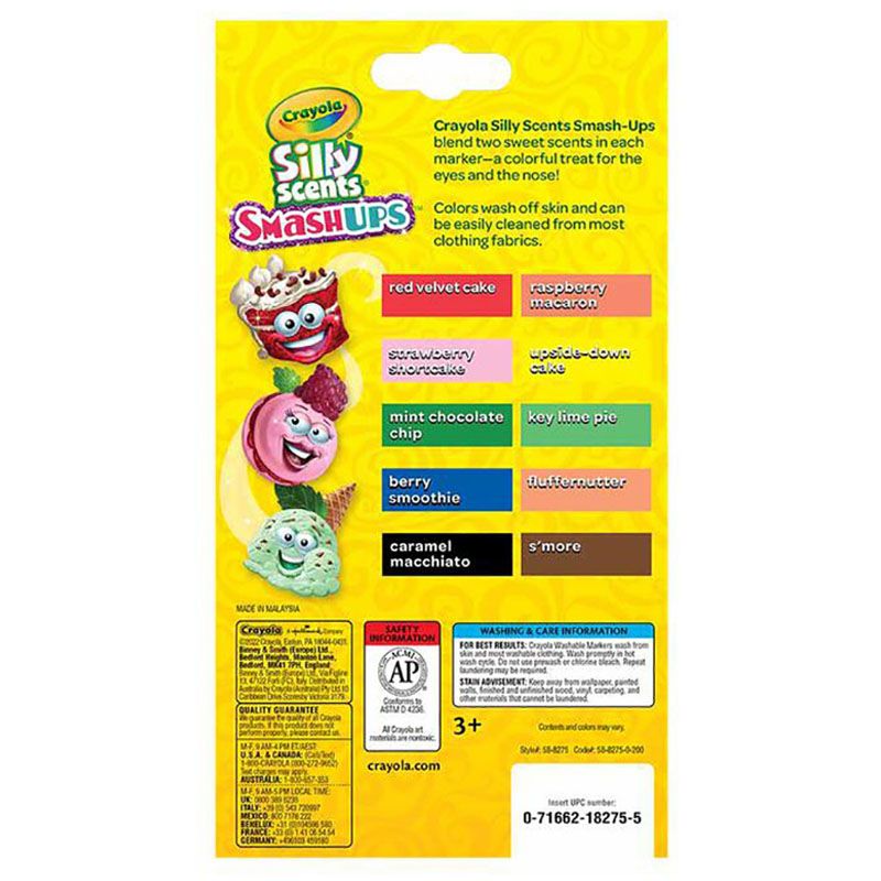 Crayola - Slim Washable Markers - 10pcs