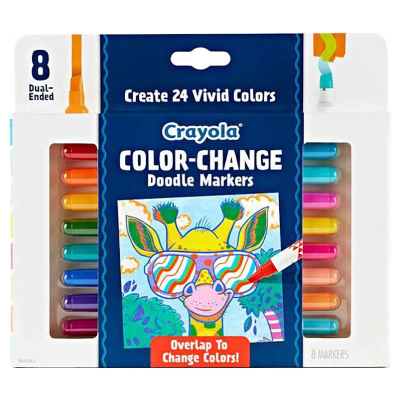 Crayola - Color Change Doodle Markers - 8pcs