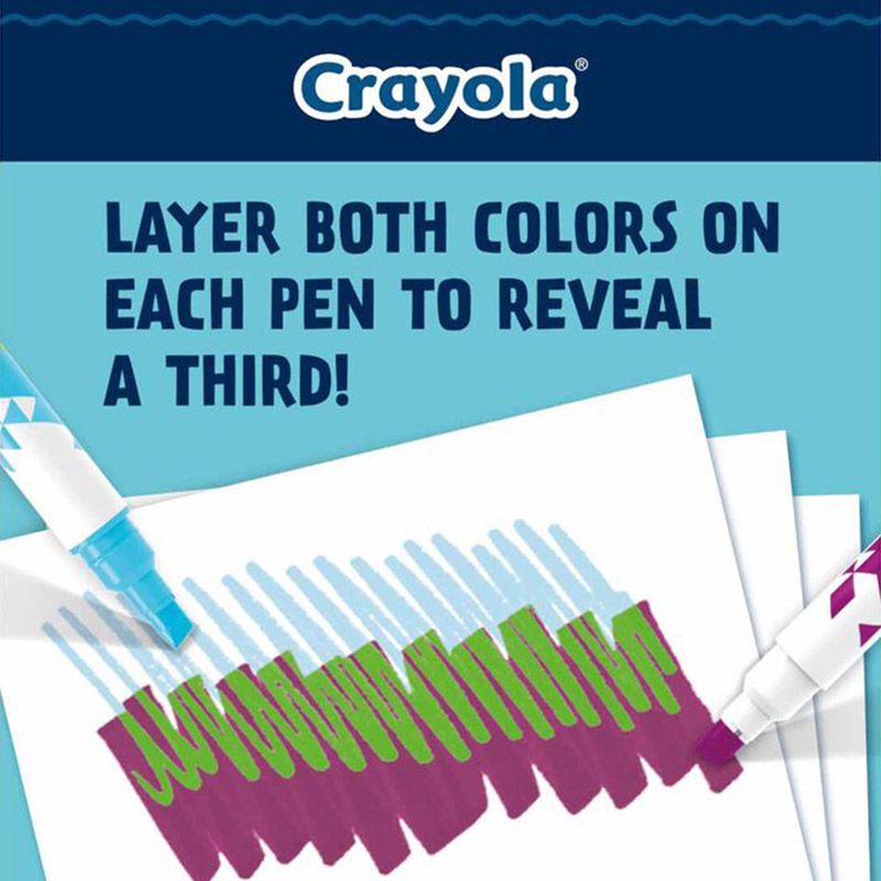 Crayola - Color Change Doodle Markers - 8pcs