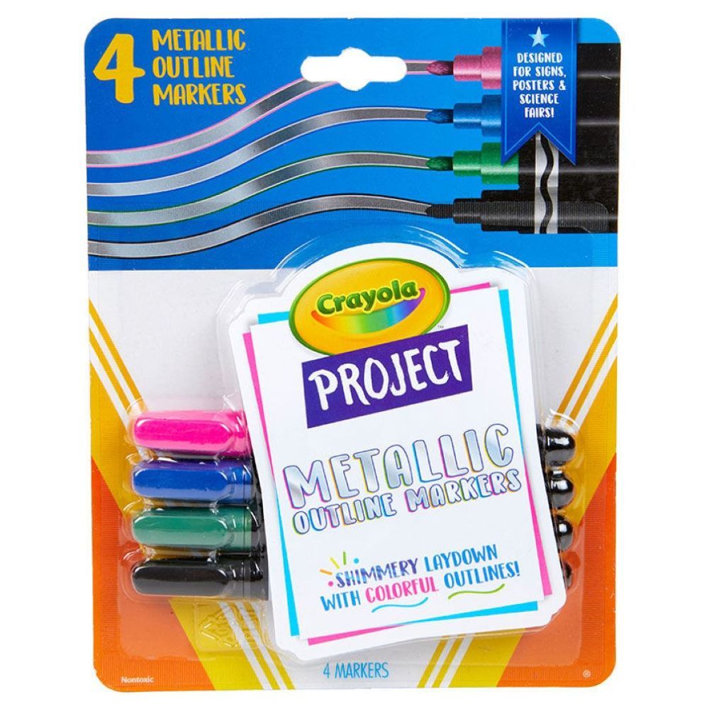 Crayola - Project Metallic Outline Markers