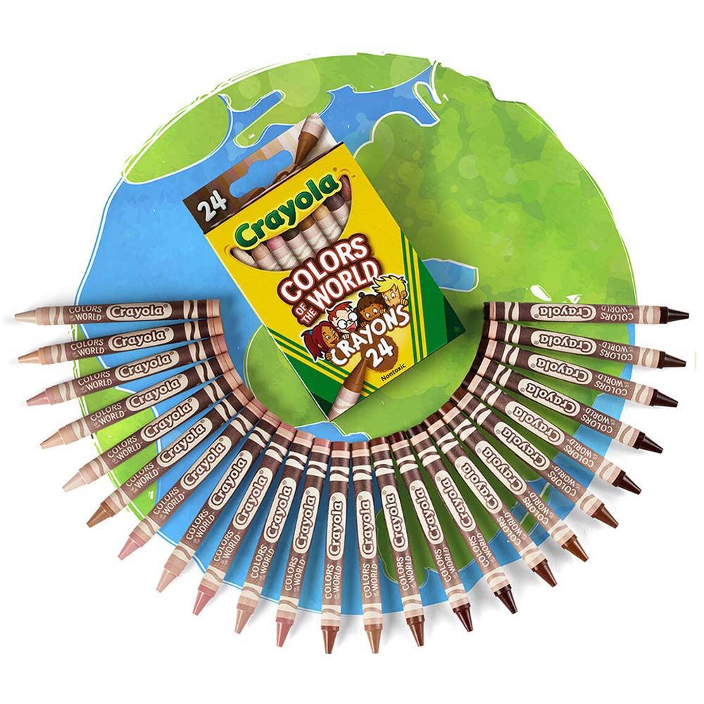 Crayola - Colors Of The World Crayons - Skin Tone - 24pcs