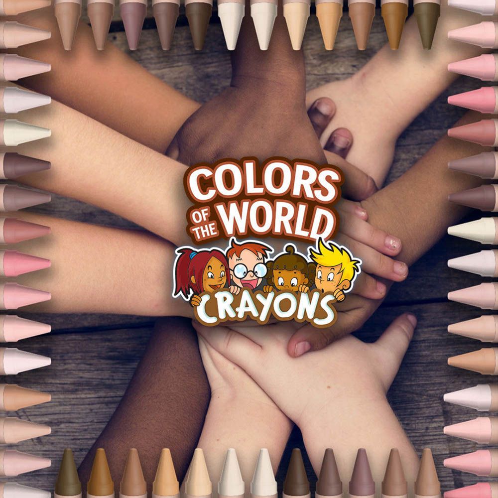 Crayola - Colors Of The World Crayons - Skin Tone - 24pcs